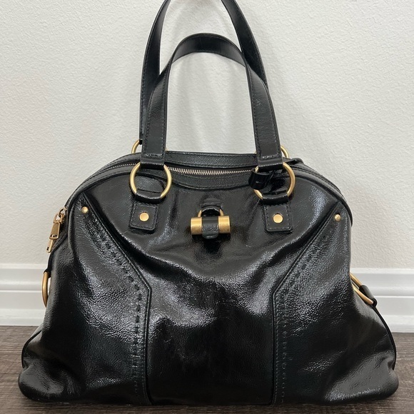 Saint Laurent Muse Shoulder Bag - Patent Leather - Large - Picture 1 of 5